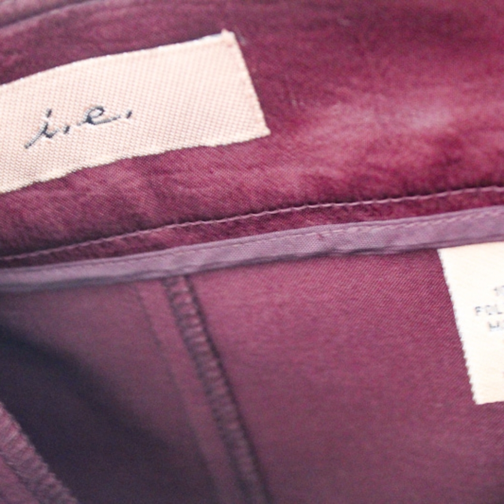 I.e. long dark purple skirt